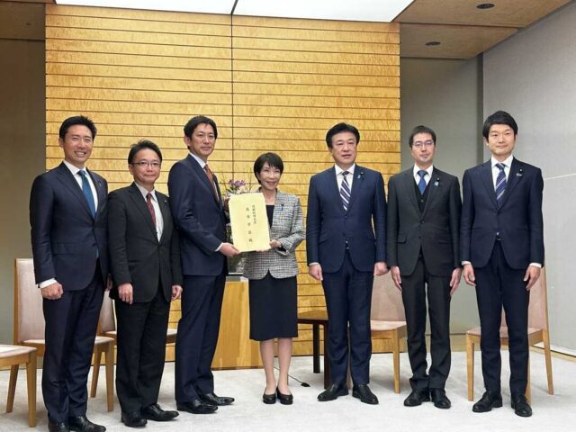 高市総理への提言申し入れ